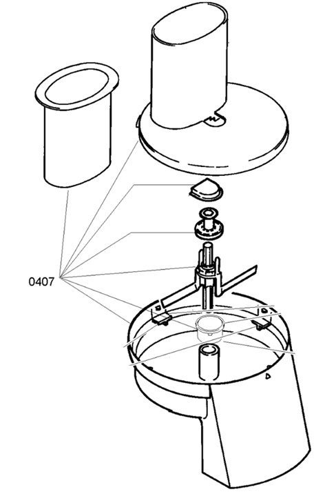 00640868 Víko do kuchyňského robotu Bosch | Siemens