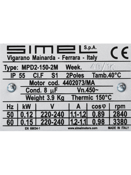 00145816 Motor Bosch | Siemens
