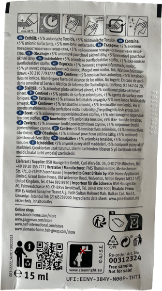 00312222 Čistící prostředek Bosch | Siemens