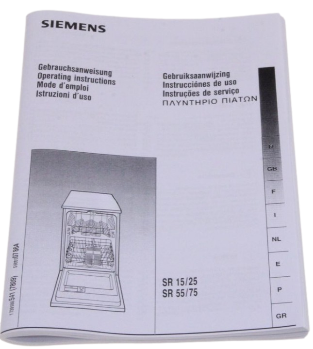 00513716 Návod do myčky nádobí Bosch | Siemens
