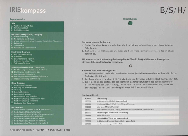 00543130 Klíč oprav Bosch | Siemens