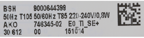 00659522 Hodiny Bosch | Siemens