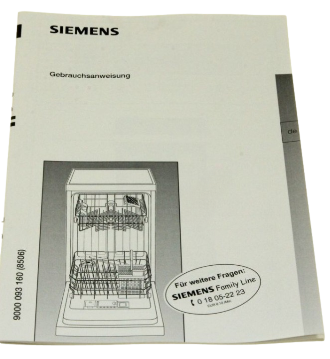00693491 Návod do myčky nádobí Bosch | Siemens