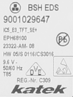 00708040 Ovládací modul naprogramovaný Bosch | Siemens