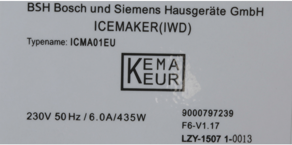 00709464 Výrobník ledu Bosch | Siemens