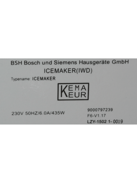 00749582 Výrobník ledu Bosch | Siemens
