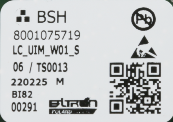 11032848 Ovládací modul nenaprogramovaný Bosch | Siemens