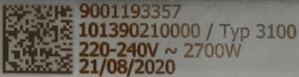 11035379 Vyvíječ páry Bosch | Siemens