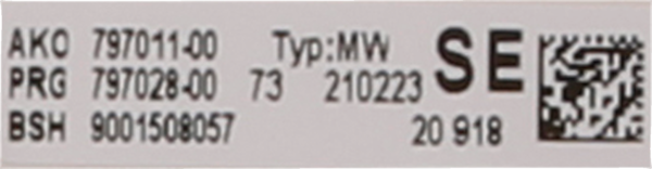 11036790 Ovládací modul nenaprogramovaný Bosch | Siemens
