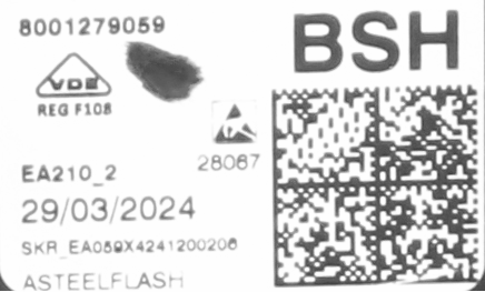 11055232 SMM není naprogramován & operační modul Bosch | Siemens