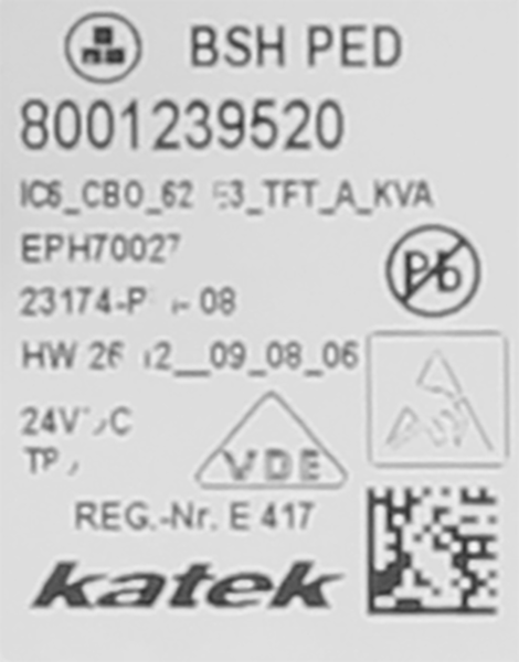 12006780 Ovládací modul naprogramovaný