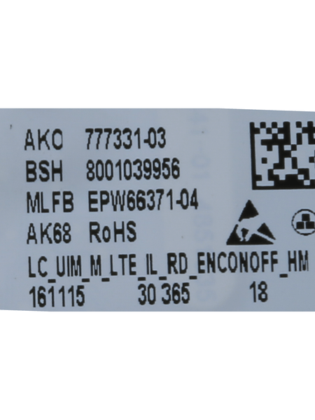 12020463 Ovládací modul naprogramovaný Bosch | Siemens