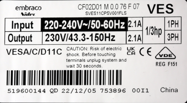 12030729 Technologie Inverter Bosch | Siemens