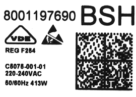 12039013 Programátor Bosch | Siemens
