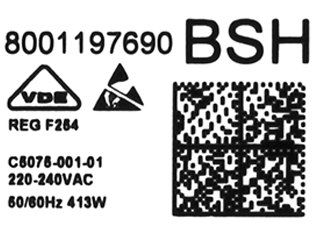 12039522 Programátor Bosch | Siemens