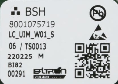 12041537 Ovládací modul naprogramovaný Bosch | Siemens