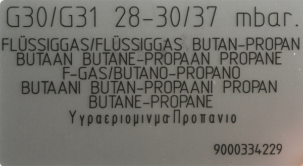 12050540 Sada trysek - zkapalněný plyn