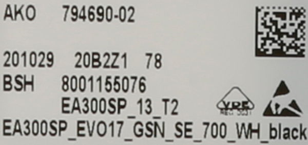 20000934 Nenaprogramovaný řídicí modul Bosch | Siemens